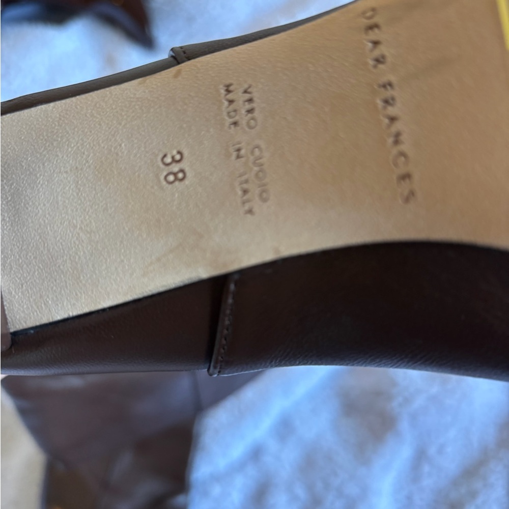 Dear Frances Dark Brown Over-the-Knee Leather Boots - Picture 2 of 3